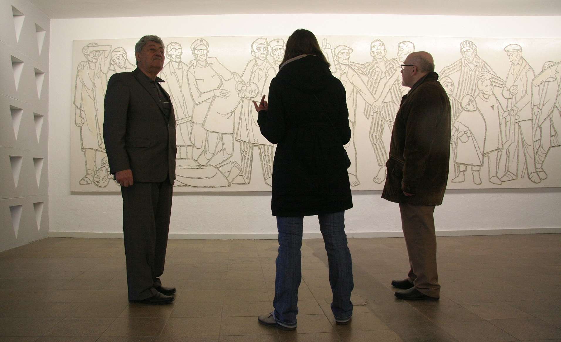 Begegnung in der Gedenkstätte Buchenwald